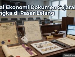 Nilai Ekonomi Dokumen Sejarah Langka di Pasar Lelang